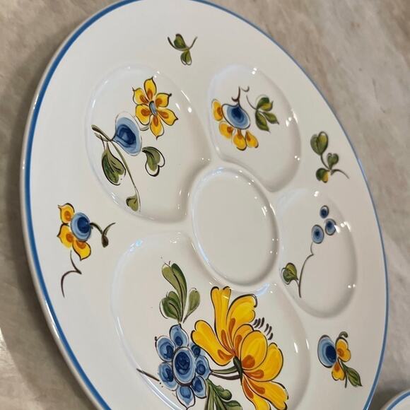 Villeroy & Boch plates Provence floral fondue plates x3     9.25” - Picture 3 of 10